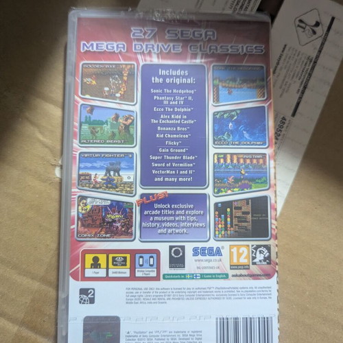 Sega Mega Drive Collection PSP Essentials new