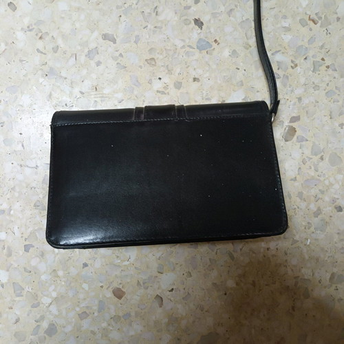 Diplomat men's leather bag like new, black
