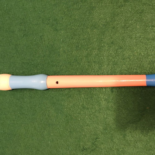 Children's wooden recorder with colorful designs