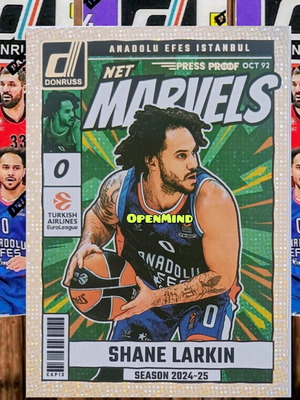 Κάρτα Net Marvels Press Proof Shane Larkin Anadolu Efes 2024-25 καινούργιο