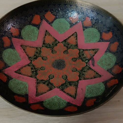Brass decorative bowl antique like new