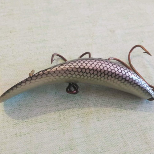 Helin Flatfish T55 Vintage Artificial Lure with Original Box & Leaflet