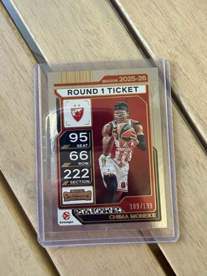 Euroleague Contenders Chima Moneke numbered card like new