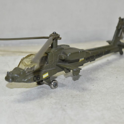 ERTL AH-64 Apache Diecast Military Helicopter Model used