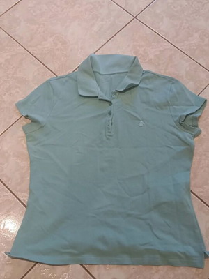 Benetton blouse like new, turquoise, size L
