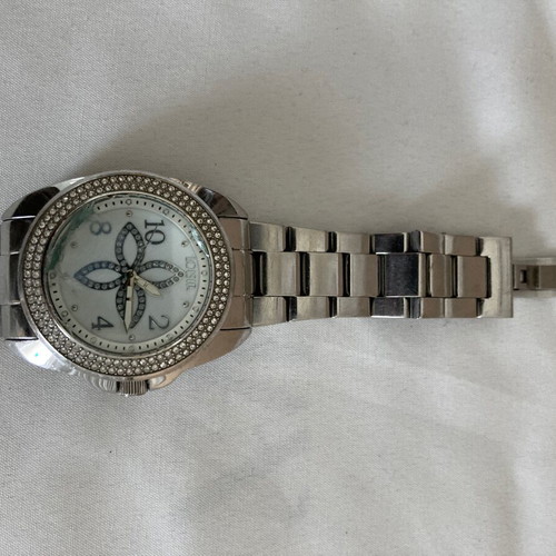 Loisir women's watch used with steel case and rhinestones