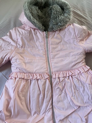 Lapin house jacket with inner fur like new, pink