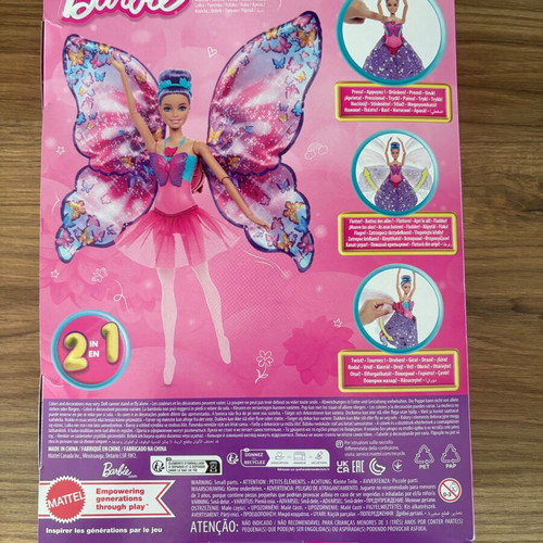 Barbie Dance and Flutter doll like new, ballerina and butterfly 2in1