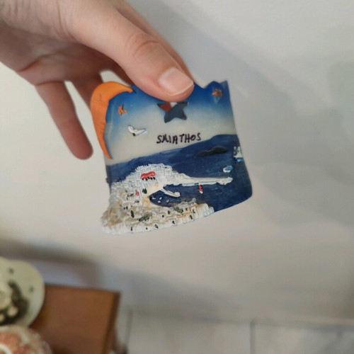 Decorative Skiathos souvenir like new