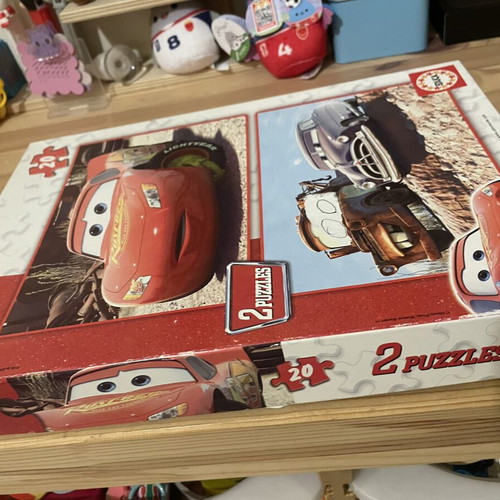 Children's puzzle, 2 pieces, Disney Cars