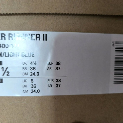 Asics Tiger Runner II athletic shoes new, size 38, beige