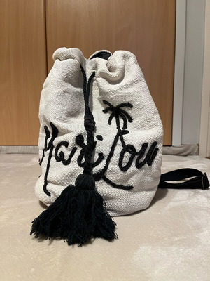 Marilou fabric beach bag like new, beige