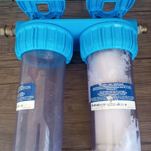 Atlas Double Water Filter Used for Central Supply