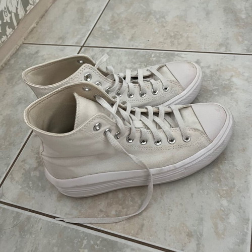 All Star double sole athletic shoes like new, white size 42