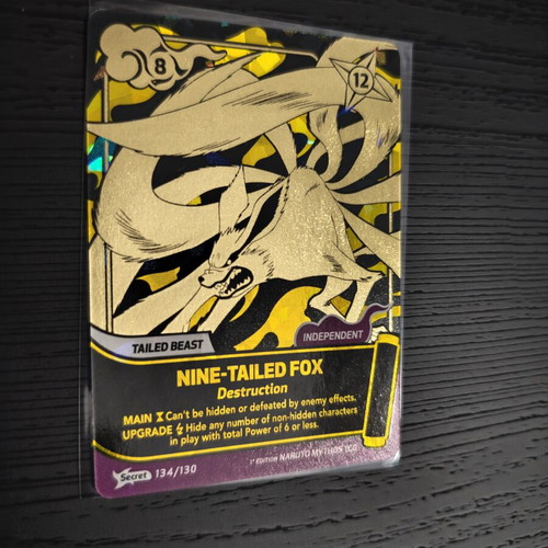 Naruto Mythos TCG Secret Cards 137/130 and 134/130 new