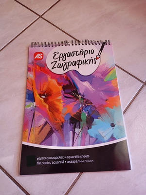 Painting pad with thick paper, new