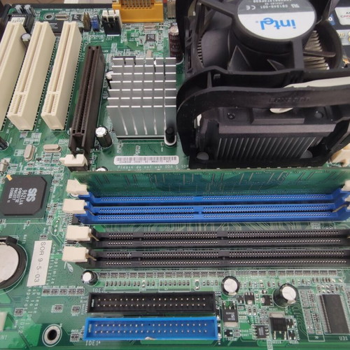 GE PRO-HT Motherboard used with Celeron 2.00GHz CPU and 256MB RAM