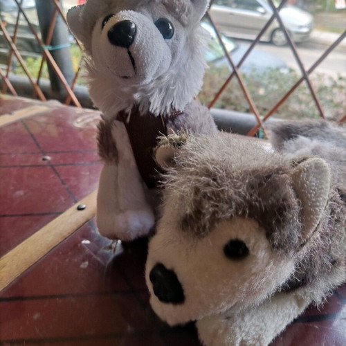 Plush dogs like new, set of 2