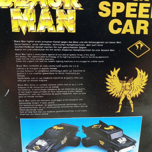 Black Man High Speed Sparking Car Euro Play brand new