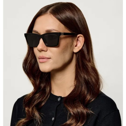 Miu Miu A05S sunglasses new, black, rectangular frame