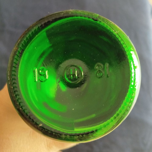 Parfait Amour vintage liqueur bottle used 1981