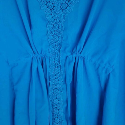 Esmara beach kimono like new, electric blue, size S