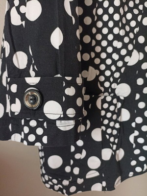 Saint Clair polka dot jacket used, size L