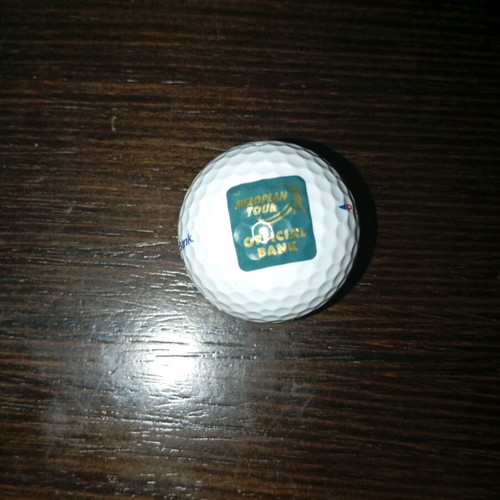 Titleist golf ball used with The Open Championship logos