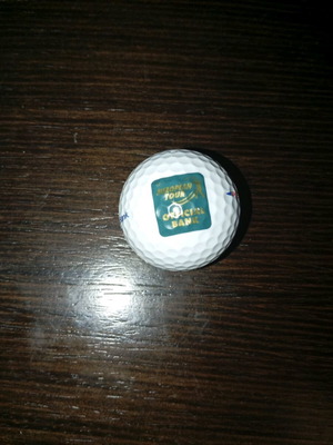 Titleist golf ball used with The Open Championship logos