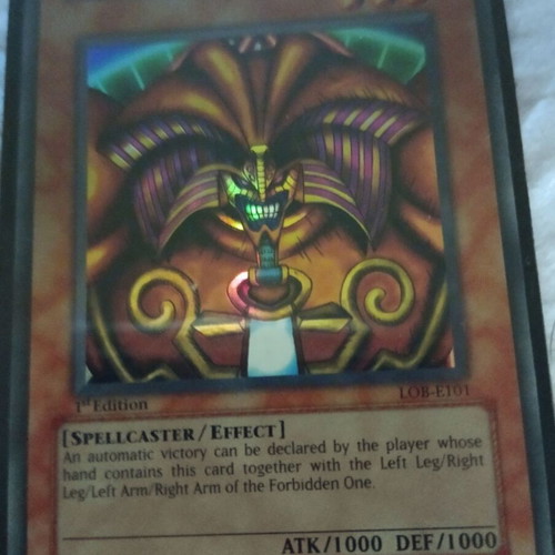 Exodia deck used for Yu-Gi-Oh! with 40 cards