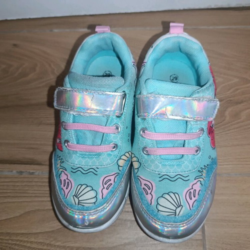 Modum Disney Ariel kids sneakers with lights size 29 used