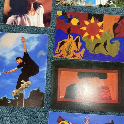 Card postal pack of 9 from 1990 like new