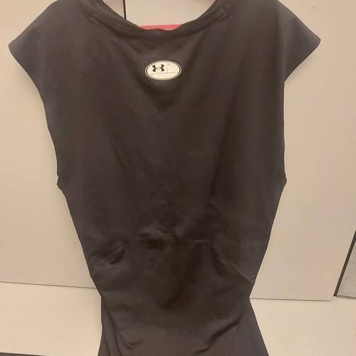 Under Armour Heatgear Compression Sleeveless Shirt XL like new, black