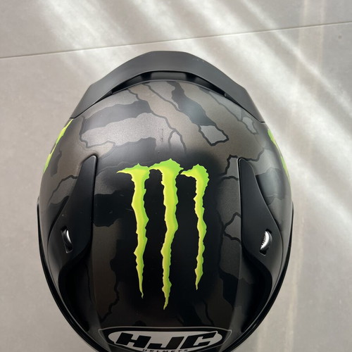 HJC Monster Military Camo helmet used, size S