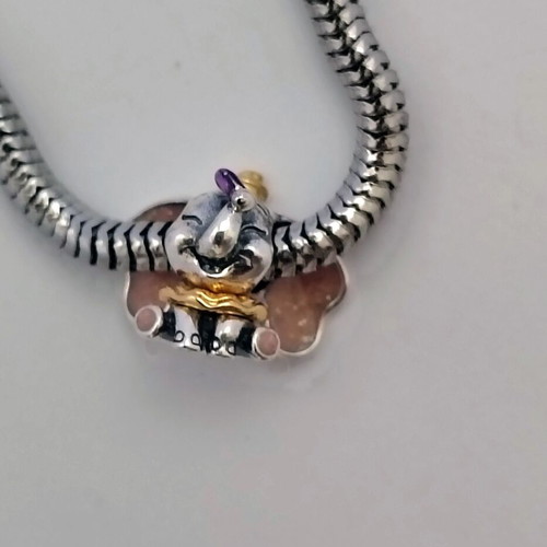 Charm Disney Dumbo silver S925 new with enamel detail