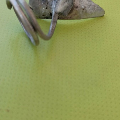 Handmade ring like new, silver