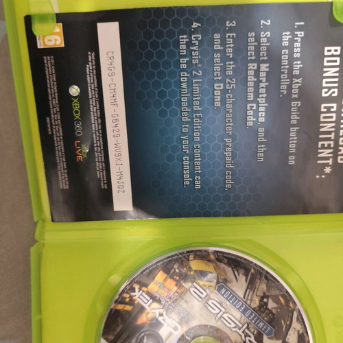 Crysis 2 Xbox 360 like new