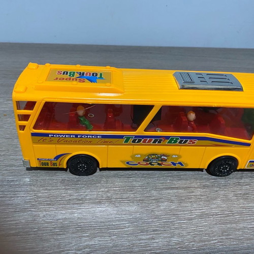 Toy bus used with lights and sound