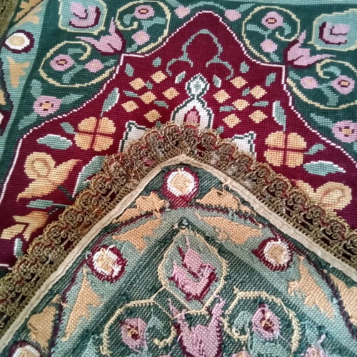 Handmade Embroidered Table Linen Set new, includes doily and 2 placemats