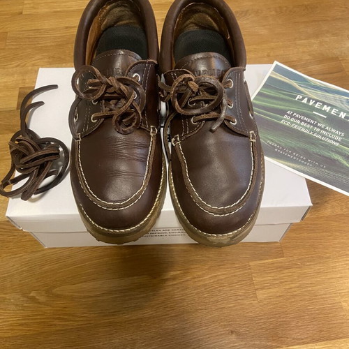 Sailor leather shoes A To Z Greek new, brown, size 40