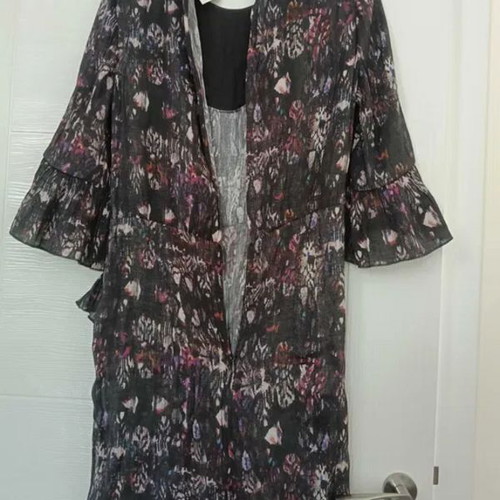 H&M Dress new, size S, gray and pink