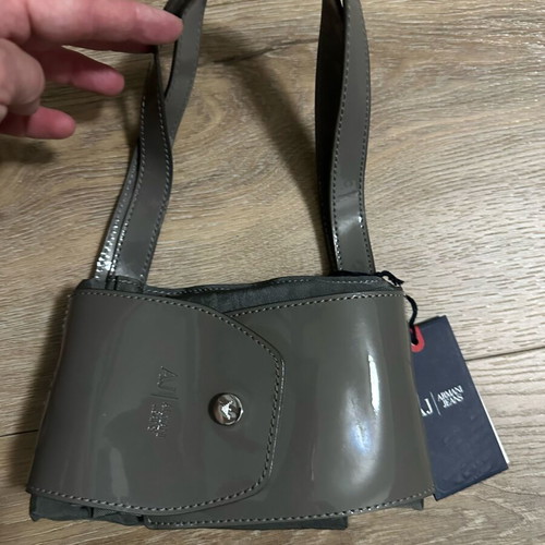 Armani Jeans shoulder bag foldable gray new