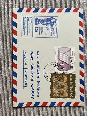 Lufthansa 1974 Flight Cover with World Cup Final Cachet, like new