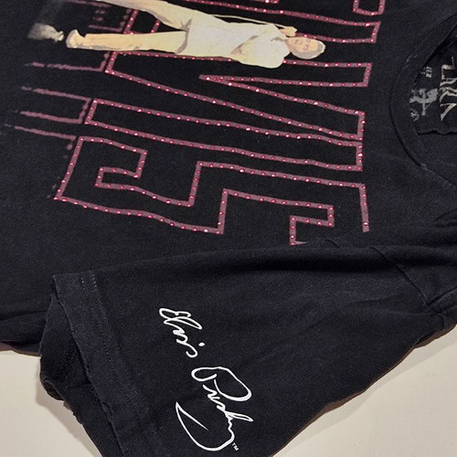 Zara TShirt Elvis Presley (Anniversary) XL used, black