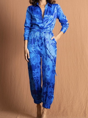 Dancing Leopard UK satin jumpsuit like new, size 10uk