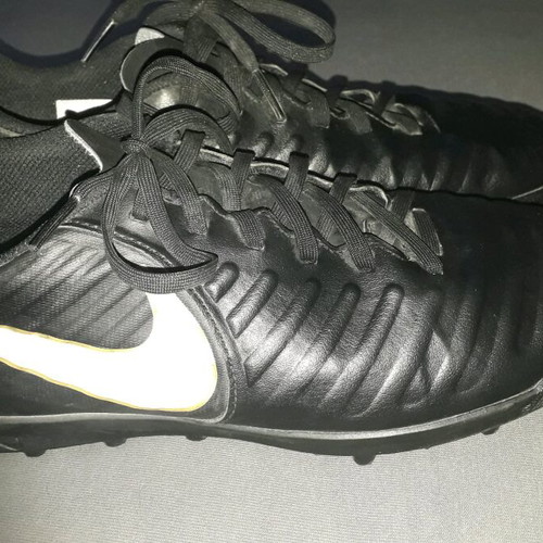 Nike Tiempo-x Rio Iv Tf JR football shoes size 43 like new, black