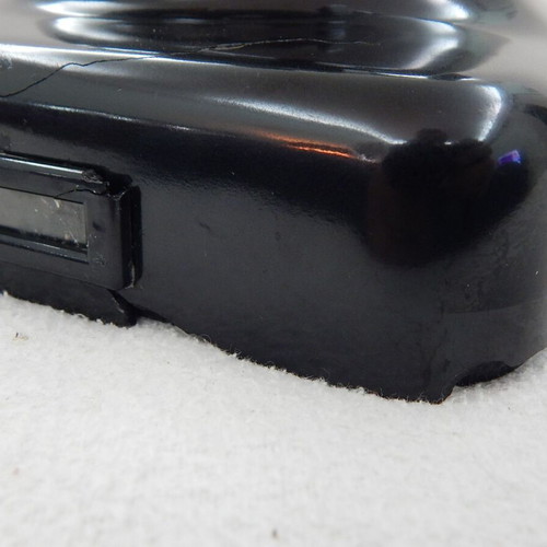 Siemens black bakelite telephone from 1950s, used