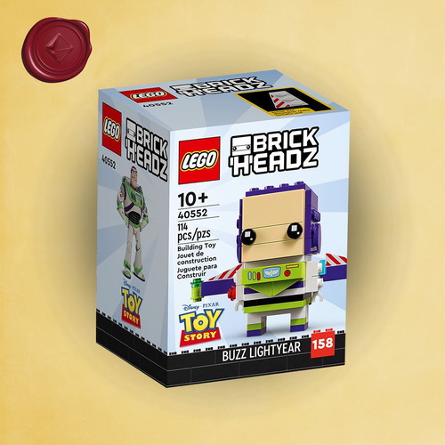 Lego Buzz Lightyear BrickHeadz 40552 new collectible set