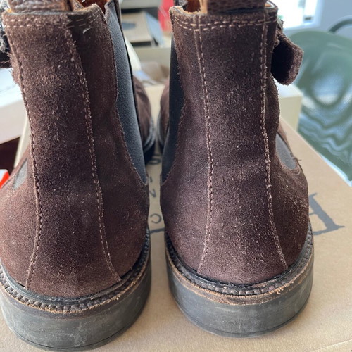 Massimo Dutti leather suede ankle boots size 43, men's, brown