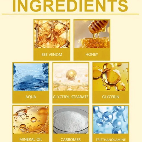 Bee Venom Face Cream new for skin with moles and papillomas